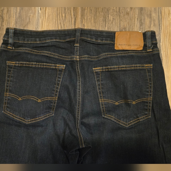 American Eagle, Men's size 34 x 34, Jean's, Original Straight, Flex, Barely Worn - Picture 7 of 9